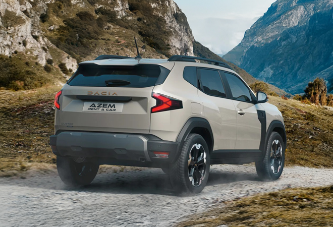 dacia duster arka görünüm